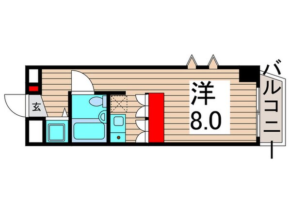 ソレイユ綾瀬（305）の物件間取画像